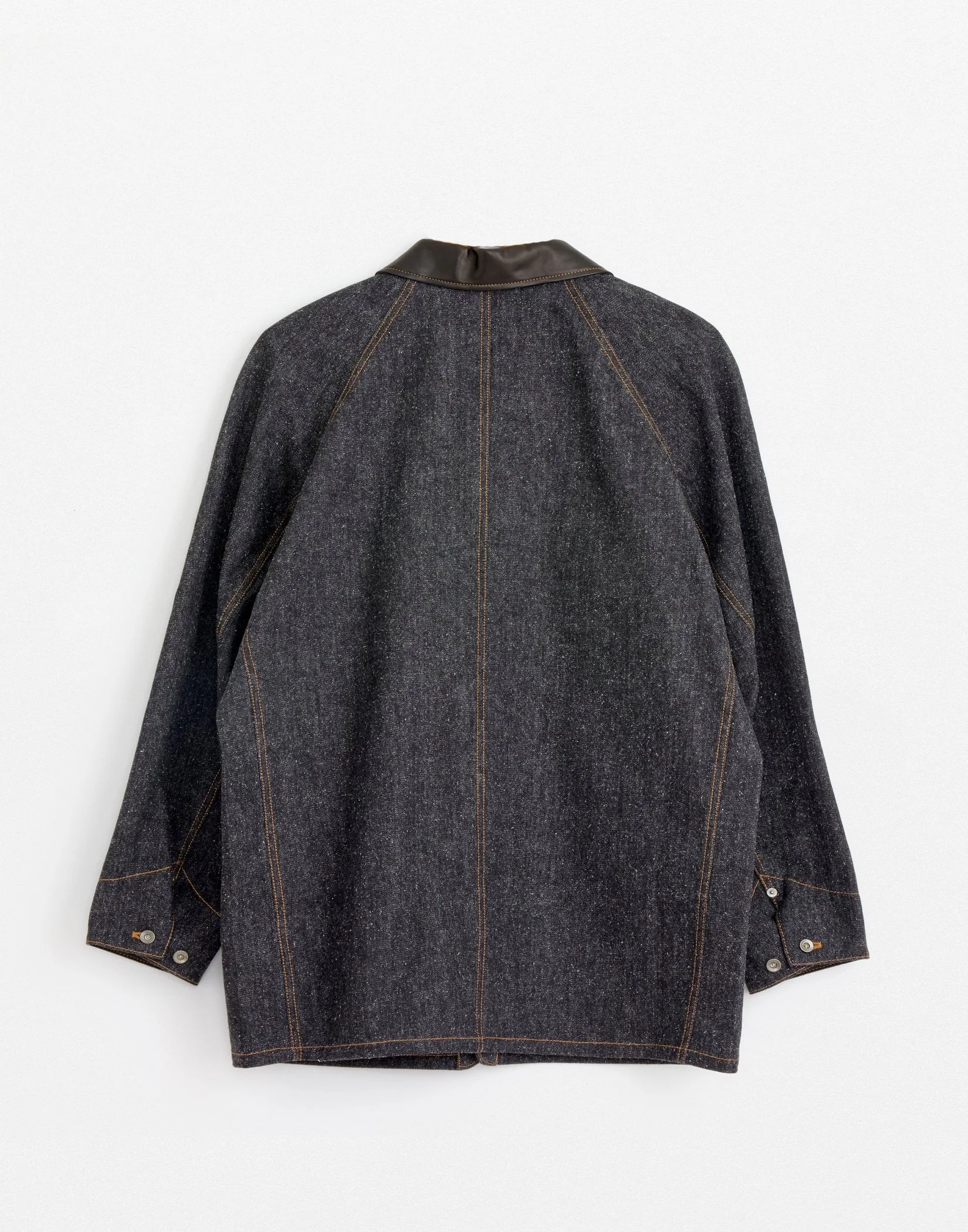 Studio Nicholson - Lazar Denim Jacket (Ivory) — EQUIPMENT